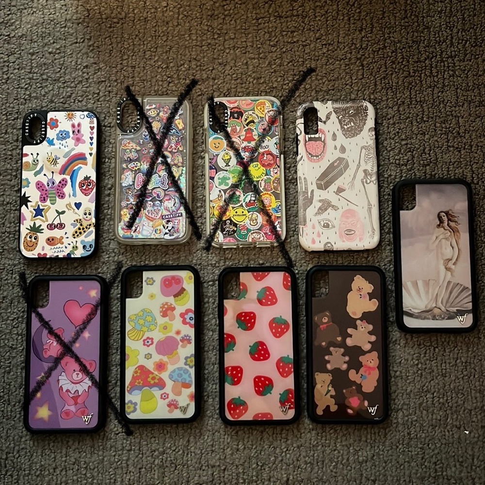 Wildflower and Casetify iPhone XR cases
